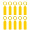 100 Pcs Plastic Plant Label Nursery Plant Tree Hanging Tags Garden Labels with Buckle Waterproof Tag