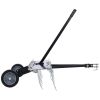 40-Inch Lawn Sweeper Tow Behind Dethatcher, Landscape Rake, Lawn Tractor Rake, Tine Tow Dethatcher Pull Behind Mower, Riding Lawn Mower Attachments fo