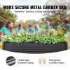 VEVOR Raised Garden Bed, Galvanized Metal Planter Box, Outdoor Planting Boxes with Open Base, for Growing Flowers/Vegetables/Herbs in Backyard/Garden/