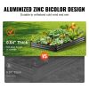 VEVOR Raised Garden Bed, Galvanized Metal Planter Box, Outdoor Planting Boxes with Open Base, for Growing Flowers/Vegetables/Herbs in Backyard/Garden/